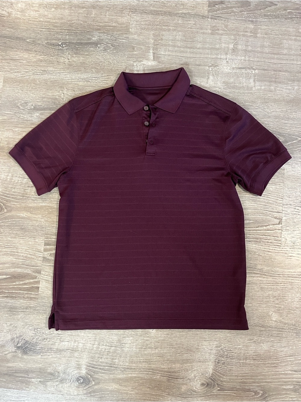 Haggar Men's Polo in Burgundy